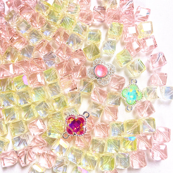 Cotton Candy Cube  7mm