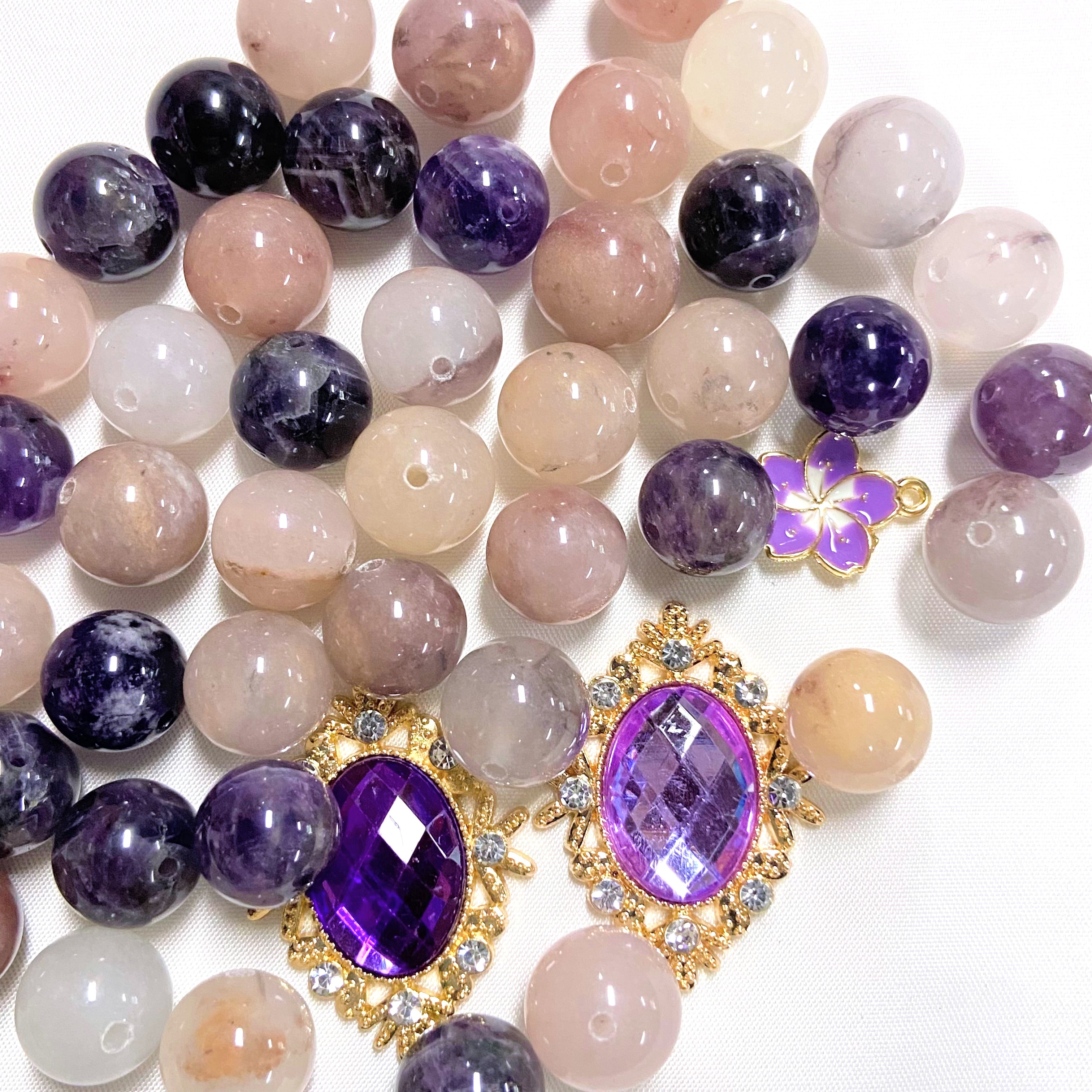 Crystal Lavender Dusk 12mm