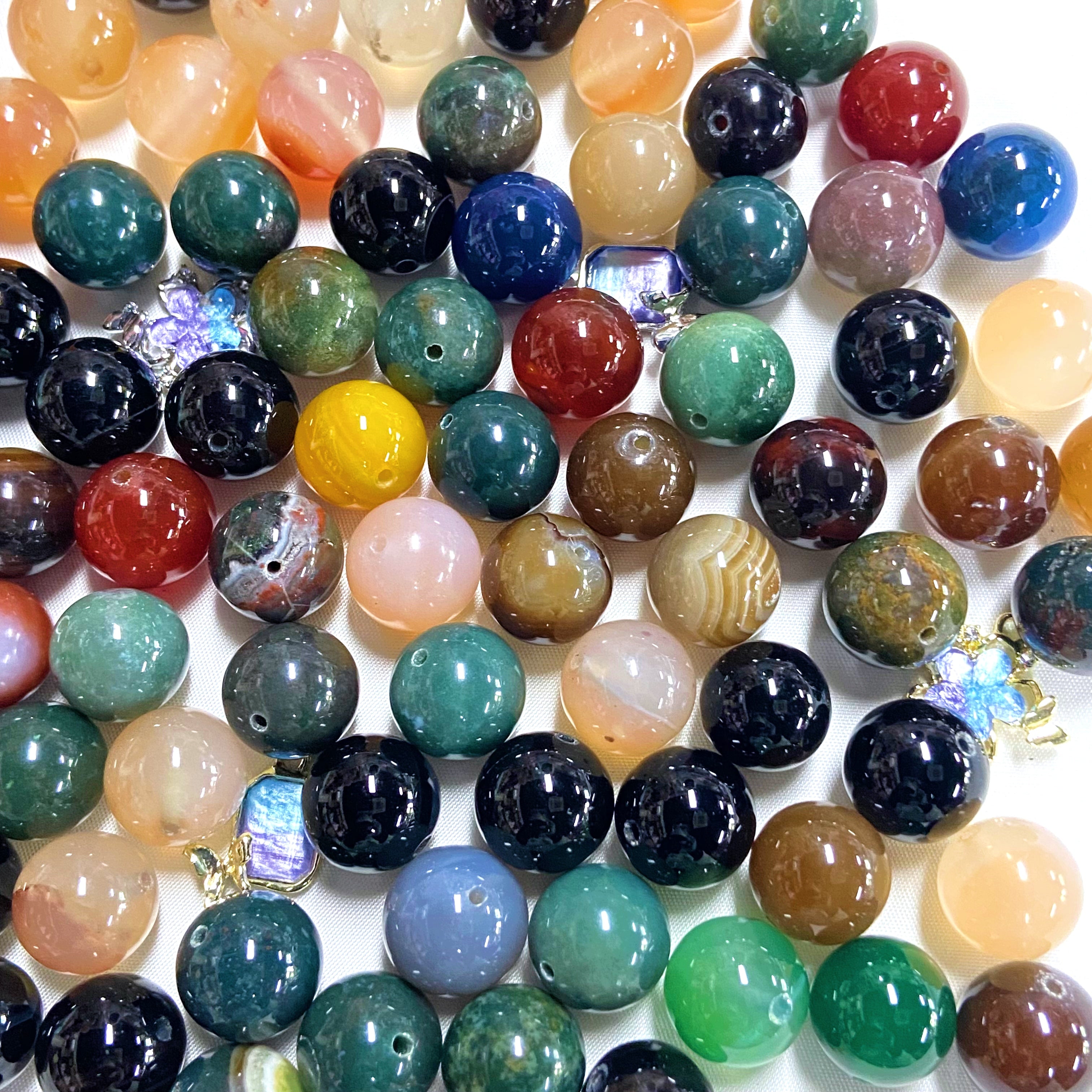 Crystal Large Agate 14mm