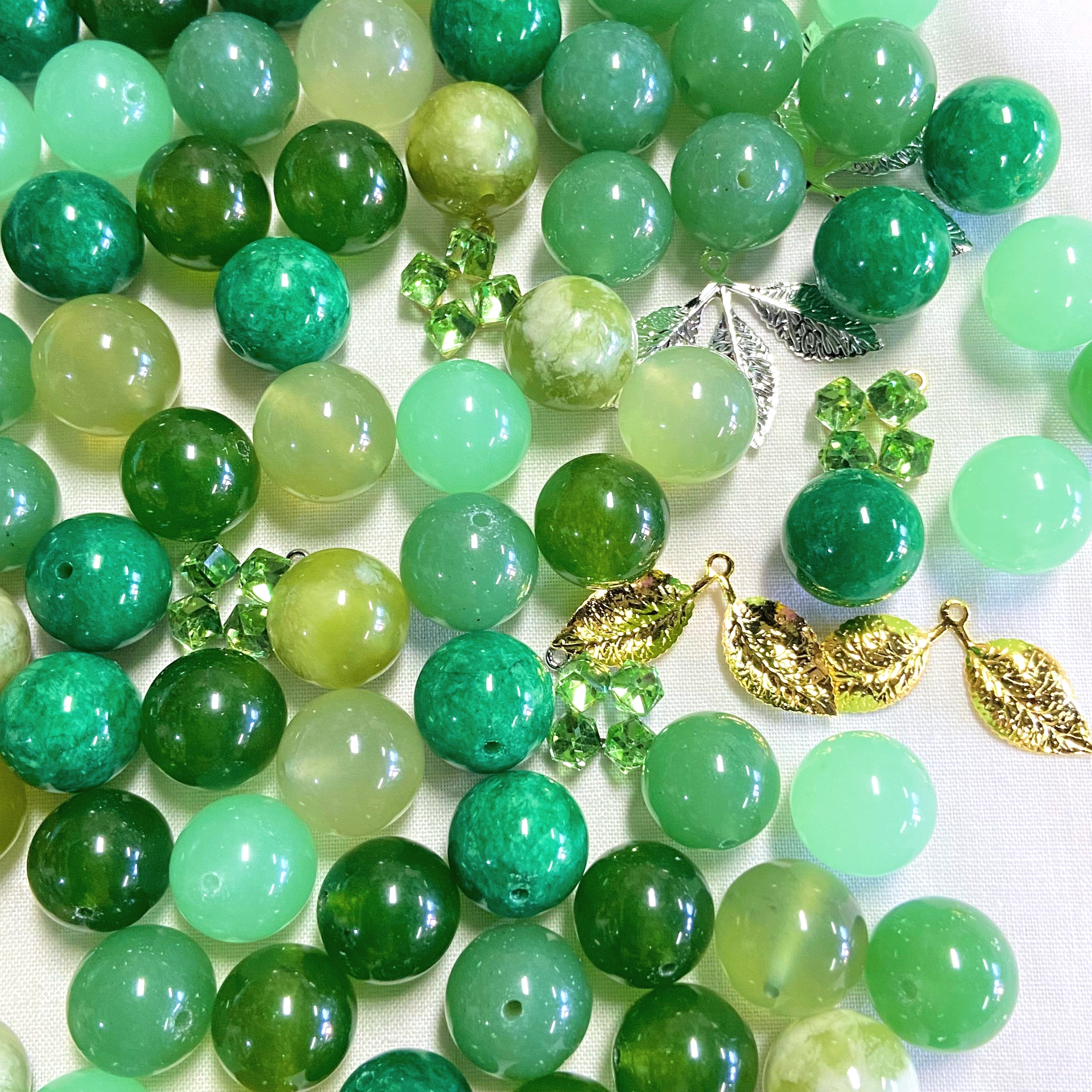 Crystal Large Jade 14mm