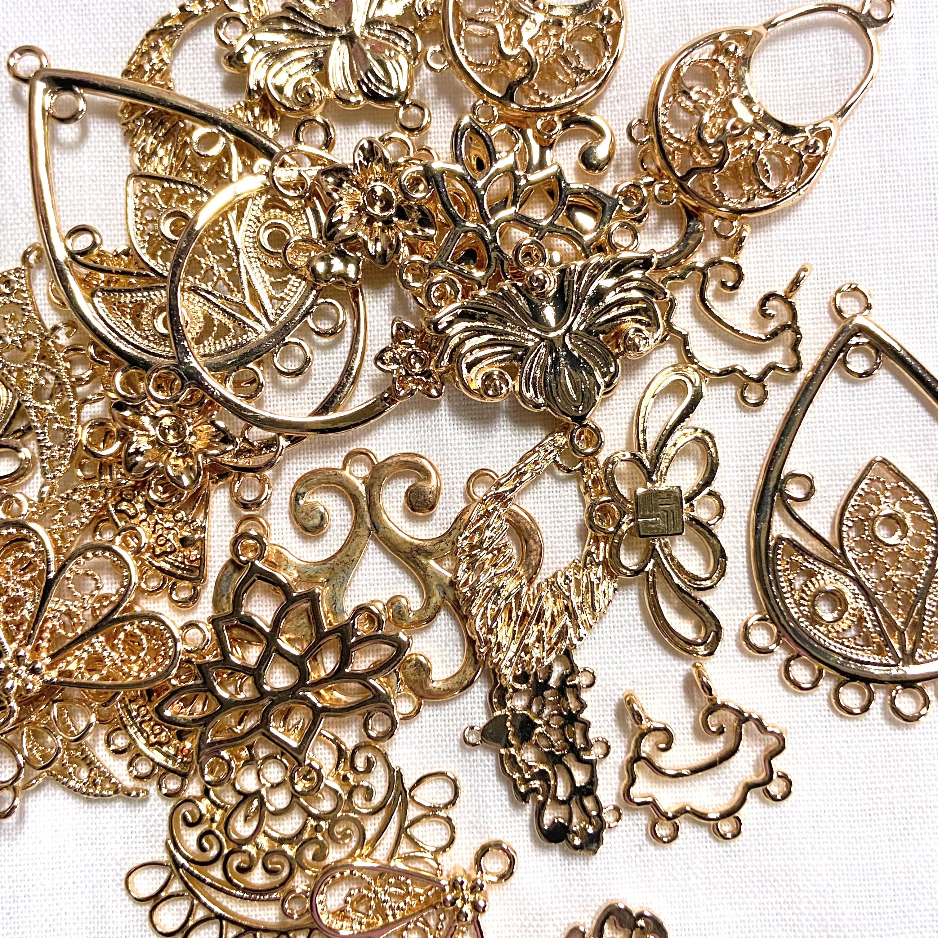 Gold Multi Loops Pendants